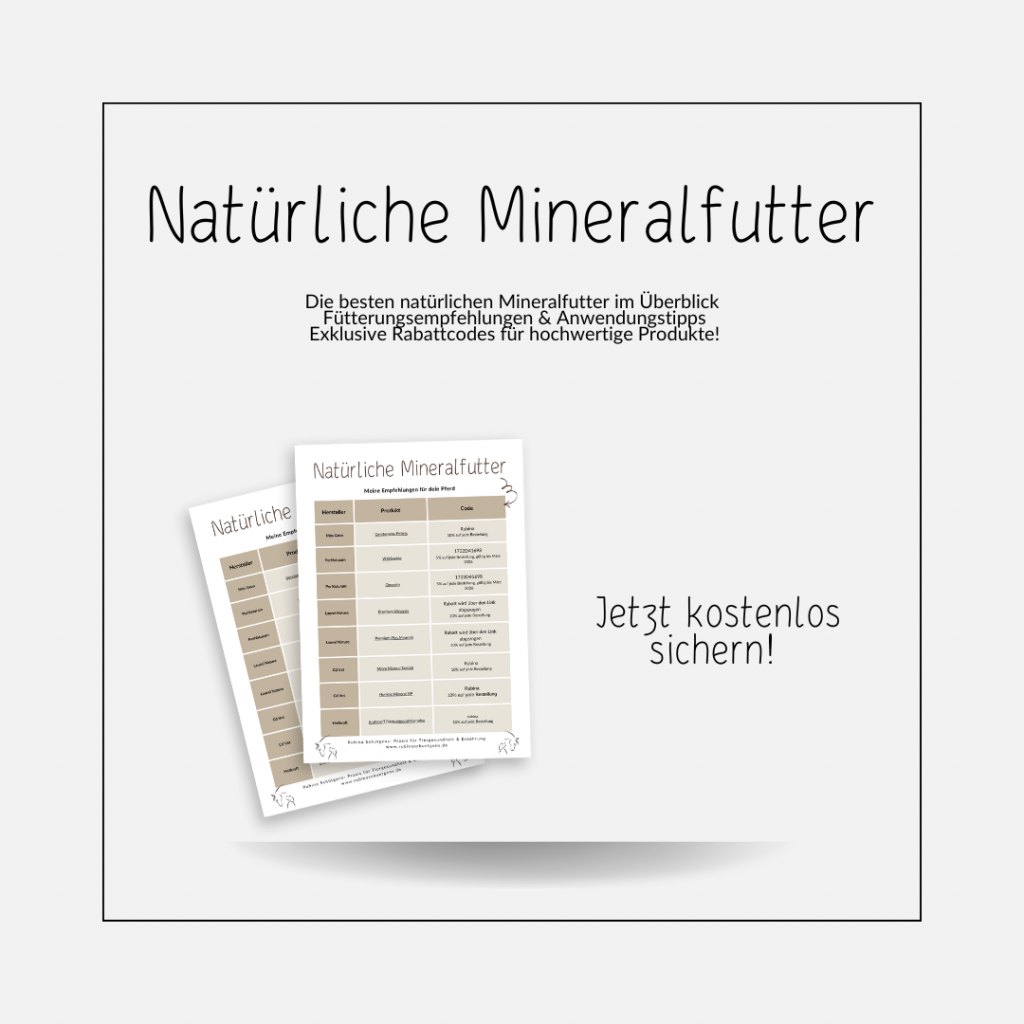 Die besten natürlichen Mineralfutter für dein Pferd 🐴🌿